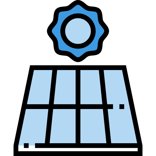 Solar panel icon