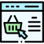 Online shopping icon 64x64