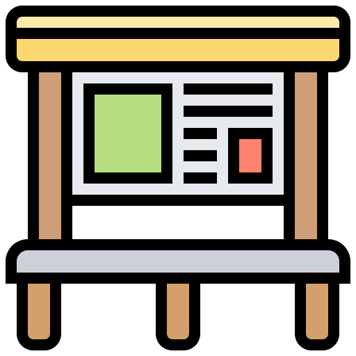 Bus stop icon