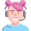 Call center agent icon 64x64