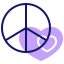 Peace symbol biểu tượng 64x64