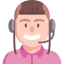 Call center agent icon 64x64