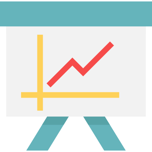 Line chart icon