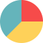 Pie chart ícono 64x64