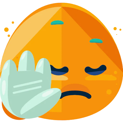Upset icon