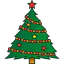 Christmas tree icon 64x64