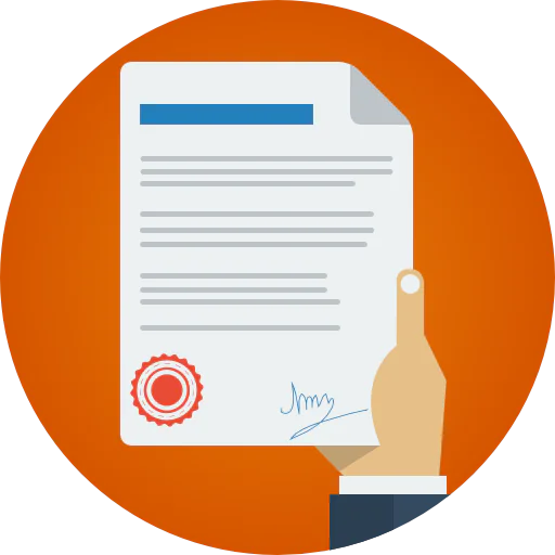 Contract icon