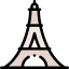 Eiffel tower icon 64x64