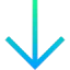 Down arrow icon 64x64