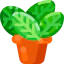Plant pot icon 64x64