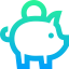 Piggy bank icon 64x64