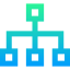 Hierarchical structure icon 64x64