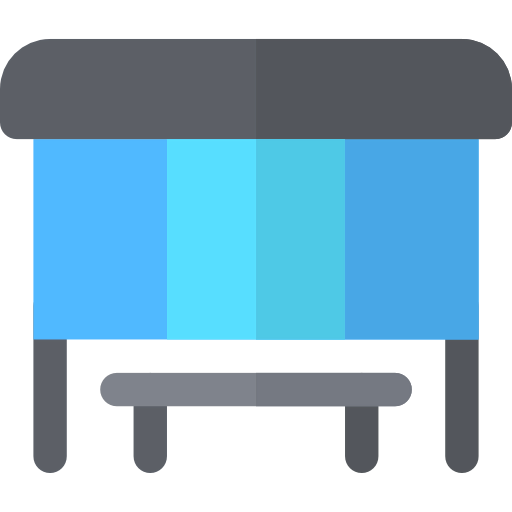 Bus stop icon