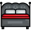 Double bed icon 64x64