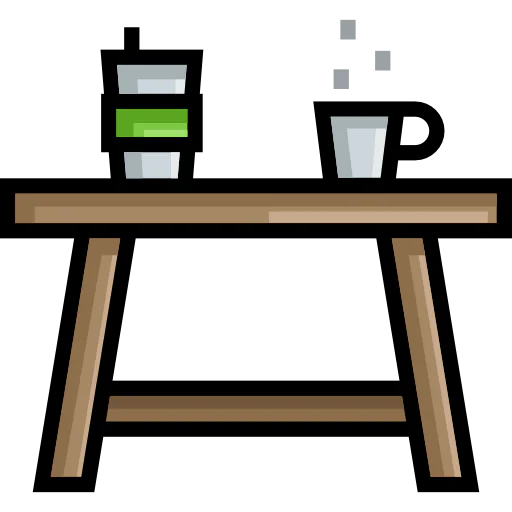 Coffee table icon