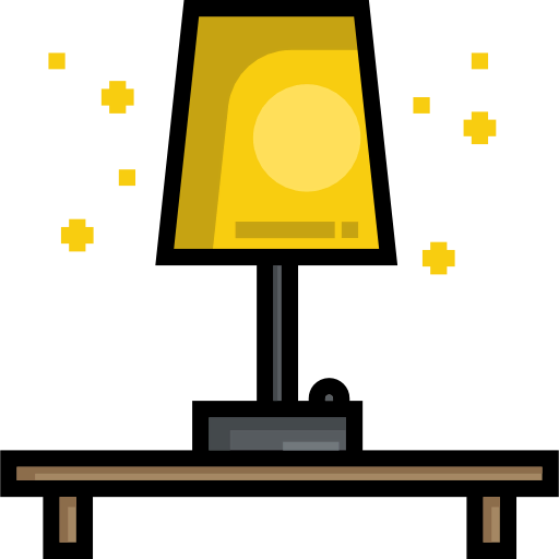 Table lamp icon