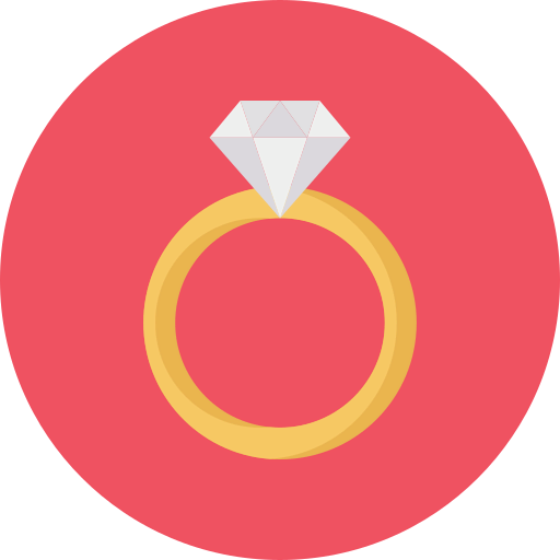 Diamond ring icon