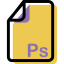 PS biểu tượng 64x64