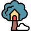 Tree house ícone 64x64