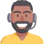 Call center agent icon 64x64