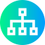 Hierarchical structure icon 64x64
