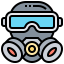 Gas mask icon 64x64