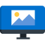 Monitor Symbol 64x64