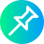 Push pin icon 64x64