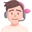Call center agent icon 64x64