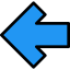 Left arrow biểu tượng 64x64