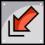 Diagonal arrow Symbol 64x64