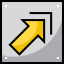Diagonal arrow Symbol 64x64