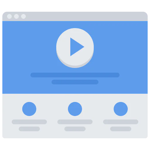 Video player icon