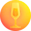 Champagne glass icon 64x64