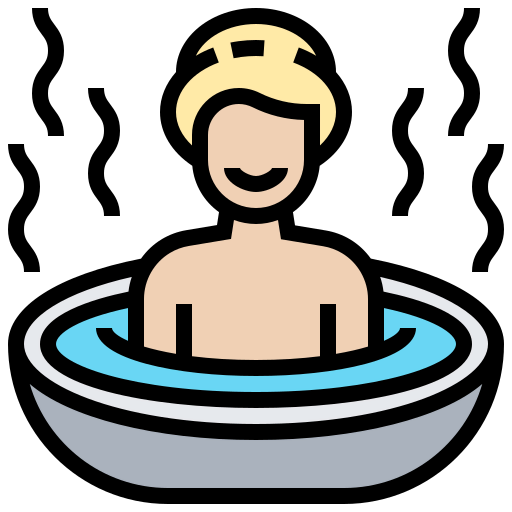 Hot spring icon