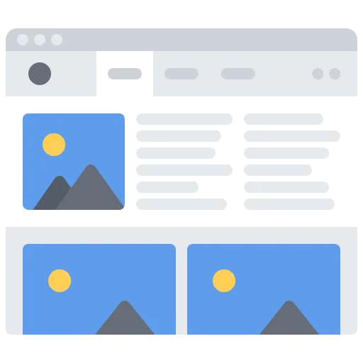 Drop down menu icon