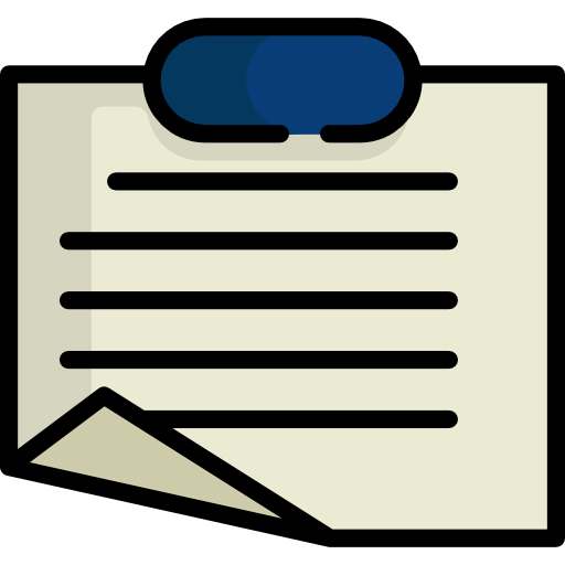 Paper note icon