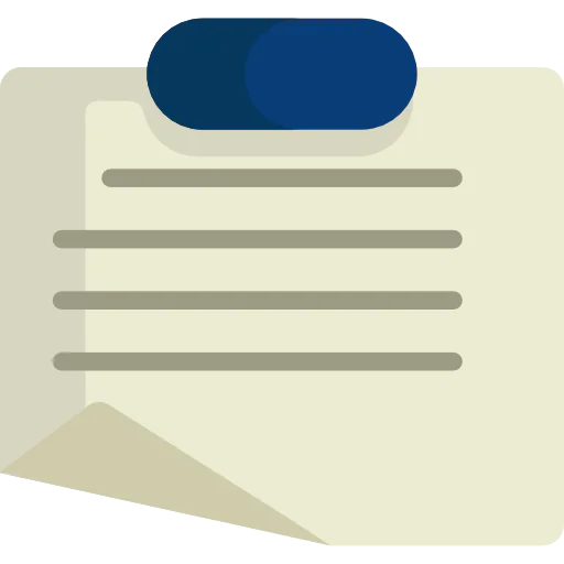 Paper note icon
