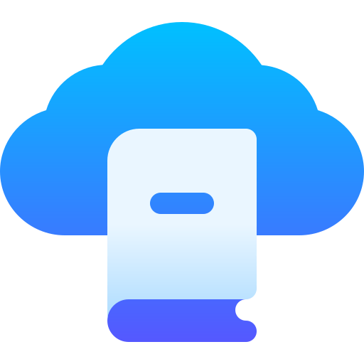 Cloud storage icon