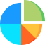 Pie chart ícono 64x64