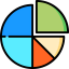 Pie chart ícono 64x64