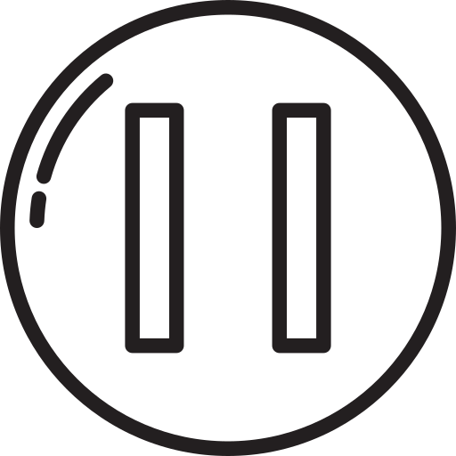 Pause button biểu tượng