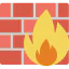 Firewall Symbol 64x64