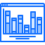 Bar chart icon 64x64