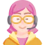 Call center agent icon 64x64