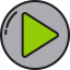 Play button icon 64x64