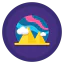 Aurora borealis icon 64x64