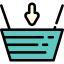 Shopping basket icon 64x64