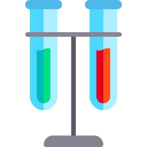 Test tubes icon