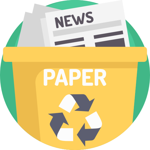 Paper bin icon